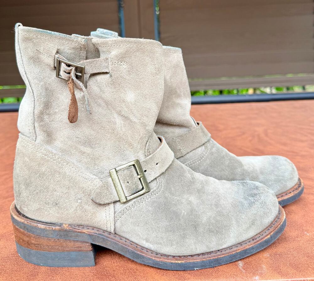 Vintage Shoe Company USA Union Made in PA Leather Ankle Boots Women's Size 8